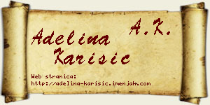 Adelina Karišić vizit kartica